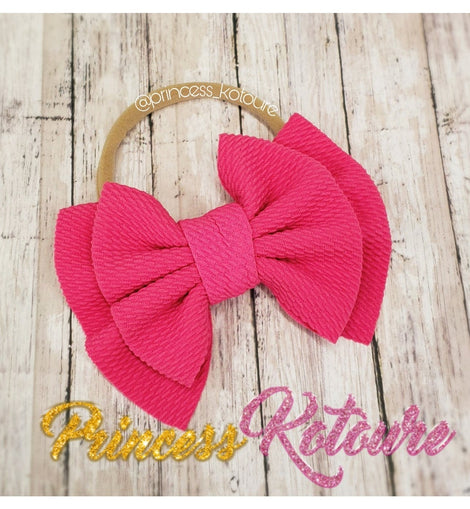 Double Layer Prissy Bow